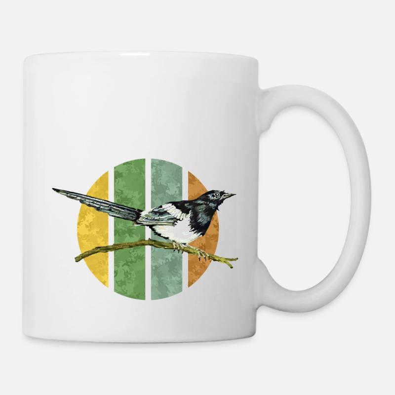 Oiseau - Mug blanc - blanc