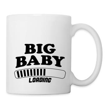 Chargement de gros bébé - Mug blanc - blanc - Droite