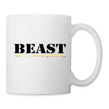 Bête tout noir - Mug blanc - blanc - Droite