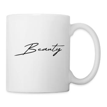 Beauty black - Tasse - Weiß - Rechts