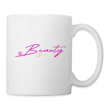 Beauty Girl Crown Rose - Mug blanc - blanc - Droite