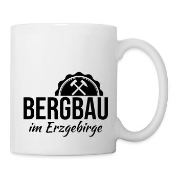 Bergbau im Erzgebirge - Tasse - Weiß - Rechts