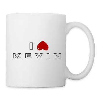 Ich hasse Kevin - Tasse - Weiß - Rechts
