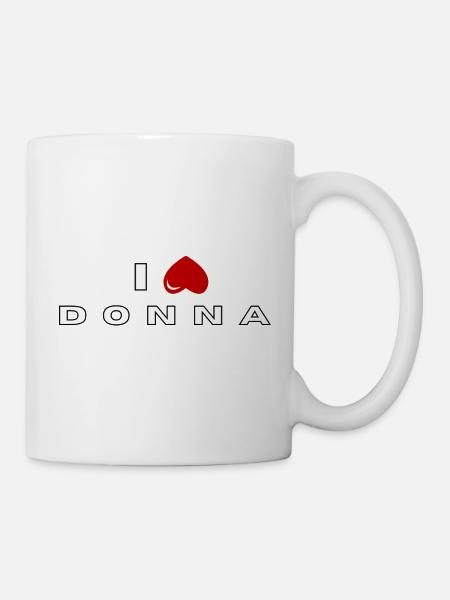 Ich hasse Donna - Tasse - Weiß