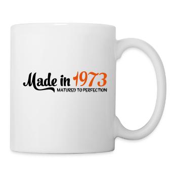 Fabriqué en 1973 - Mug blanc - blanc - Droite