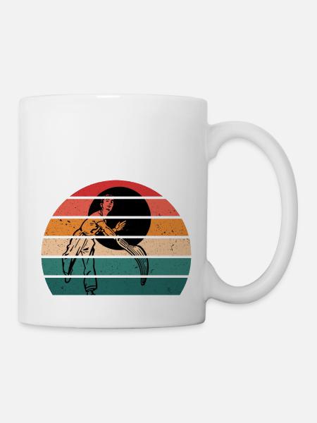 Pelote Basque | Pelote Basque rétro vintage - Mug blanc - blanc