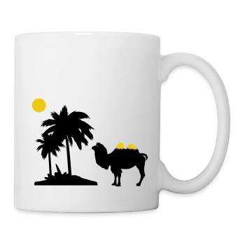 Chameau - Mug blanc - blanc - Droite
