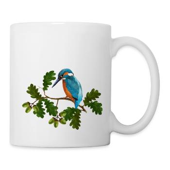 Colorful bird - Mug - white - Right