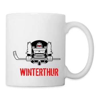 Winterthur Hockey Robot - Tasse - Weiß - Rechts
