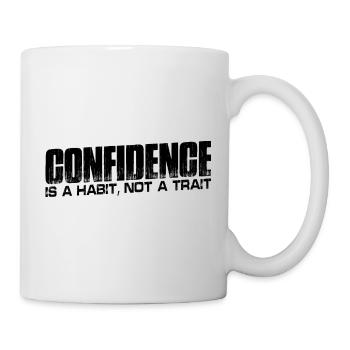 Confidence is a habit, not a trait 4 - Mug - white - Right