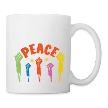 PAIX - Mug blanc - blanc - Droite