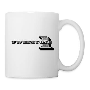 21. Geburtstag Geschenkideen für ihn Herren Hemd - Tasse - Weiß - Rechts