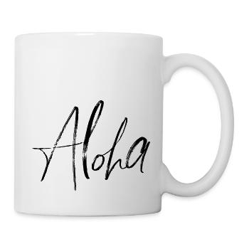 Aloha - Mug blanc - blanc - Droite