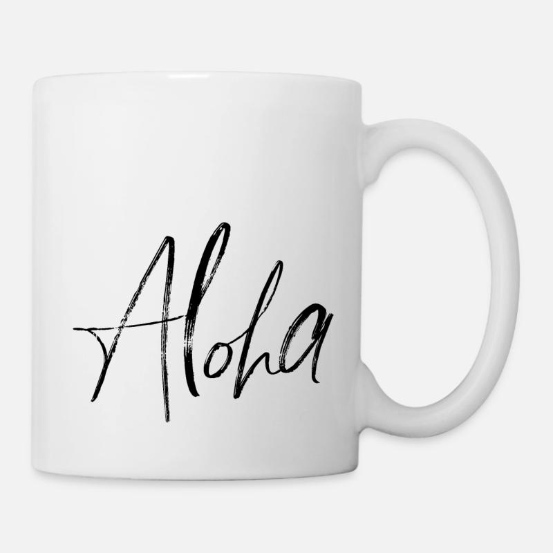 Aloha - Tasse - Weiß