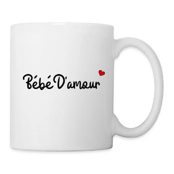 Bébé d'amour - Mug blanc - blanc - Droite