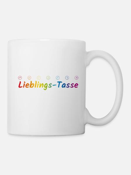 Lieblings -Tasse - Tasse - Weiß