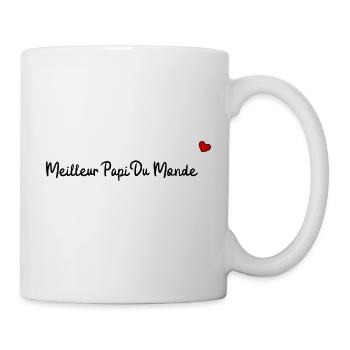 Meilleur papi du monde - Mug blanc - blanc - Droite