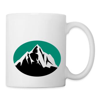 Montagne - Mug blanc - blanc - Droite