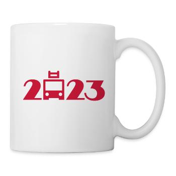 Pompiers, Camion de pompiers, Pompier de l’année - Mug blanc - blanc - Droite