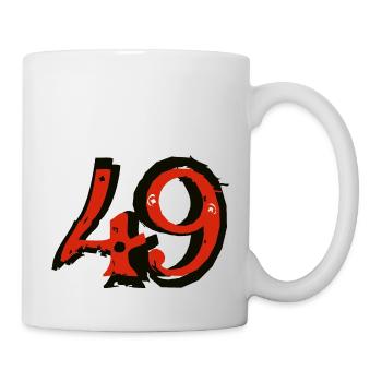 49 numero chiffre quarante neuf 20032 A - Mug blanc - blanc - Droite