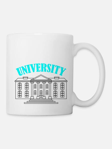 University - Kop/krus - hvid