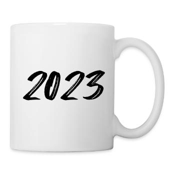 2023 white New Year's Eve - Mug - white - Right