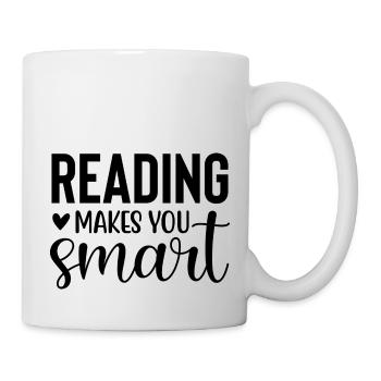 Reading Makes You Smart - Mug - white - Right