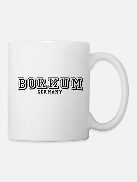 Borkum - Tasse - Weiß