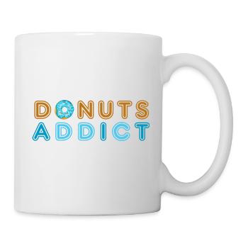 Donuts addict blue - Mug - white - Right