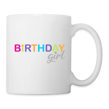 Fille d’anniversaire - Mug blanc - blanc - Droite