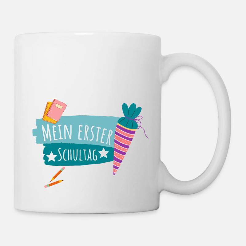 MEIN ERSTER SCHULTAG - Tasse - Weiß
