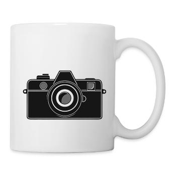 Appareil photo, Appareil photo vintage, , Ancien appareil photo, Ancien - Mug blanc - blanc - Droite