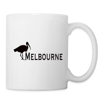 Bin Chicken Melbourne - Tasse - Weiß - Rechts