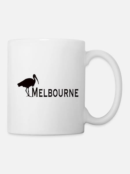 Bin Chicken Melbourne - Tasse - Weiß