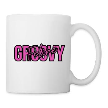 Groovy félin - Mug blanc - blanc - Droite