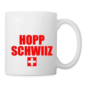 Hopp schwiiz - Mug - white - Right