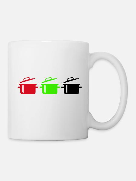 kochtöpfe - Tasse - Weiß