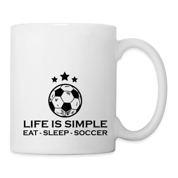 Fußball Soccer - Mug - white - Right