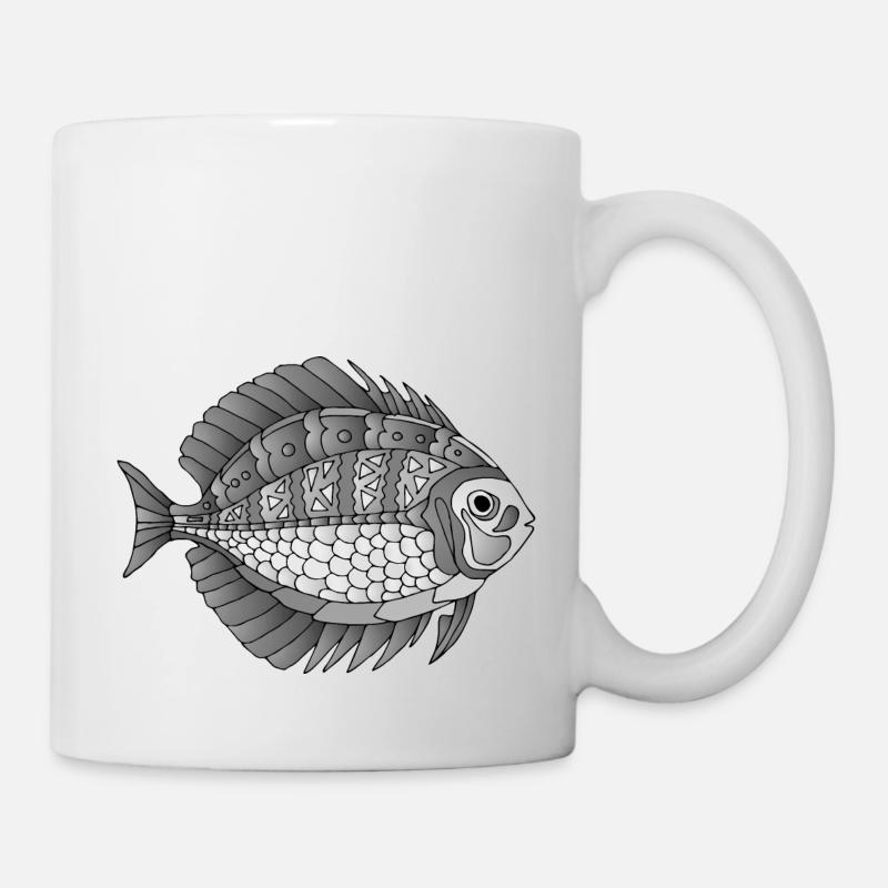 Fisch - Tasse - Weiß