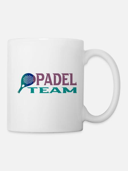 Padel Mannschaft - Tasse - Weiß