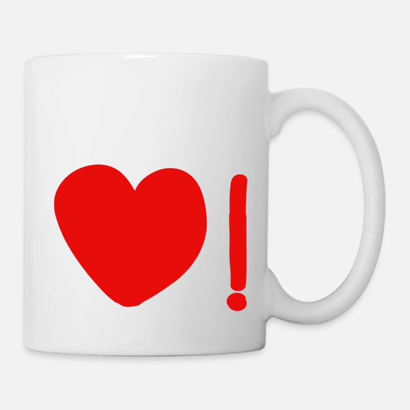Factorial love. - Mug - white