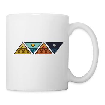 Été - Mug blanc - blanc - Droite
