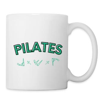 Pilates Verschiedene Positionen - Tasse - Weiß - Rechts