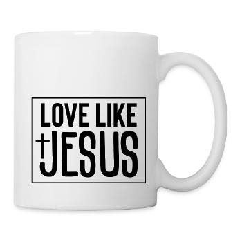 Aimer comme Jésus - Mug blanc - blanc - Droite
