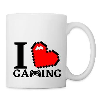 I Love Gaming - Tasse - Weiß - Rechts