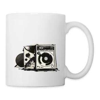 Yard sale speakers - Mug - white - Right