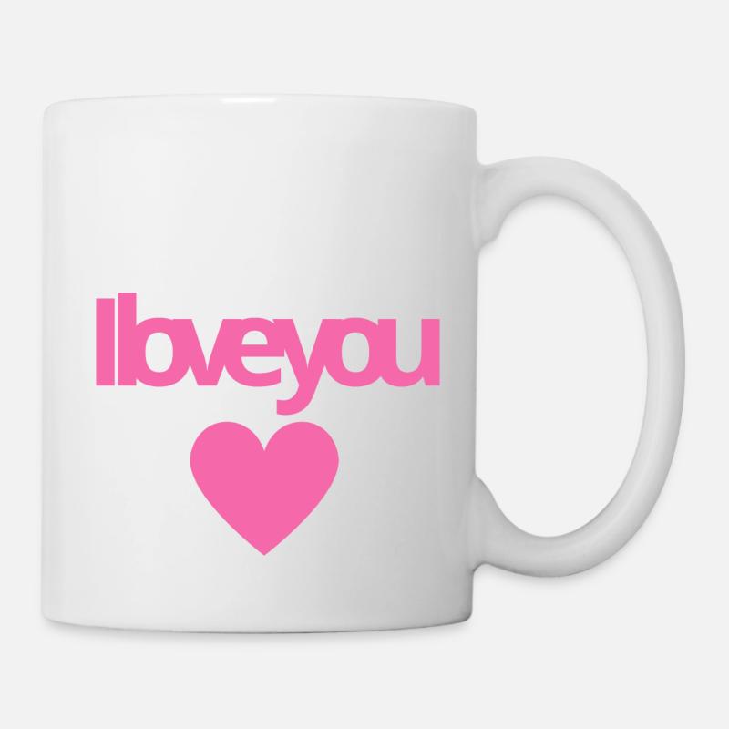 i love you mom - Mug blanc - blanc