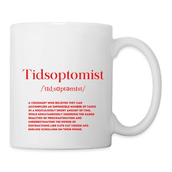 Tidsoptomist Definition - Mug - white - Right