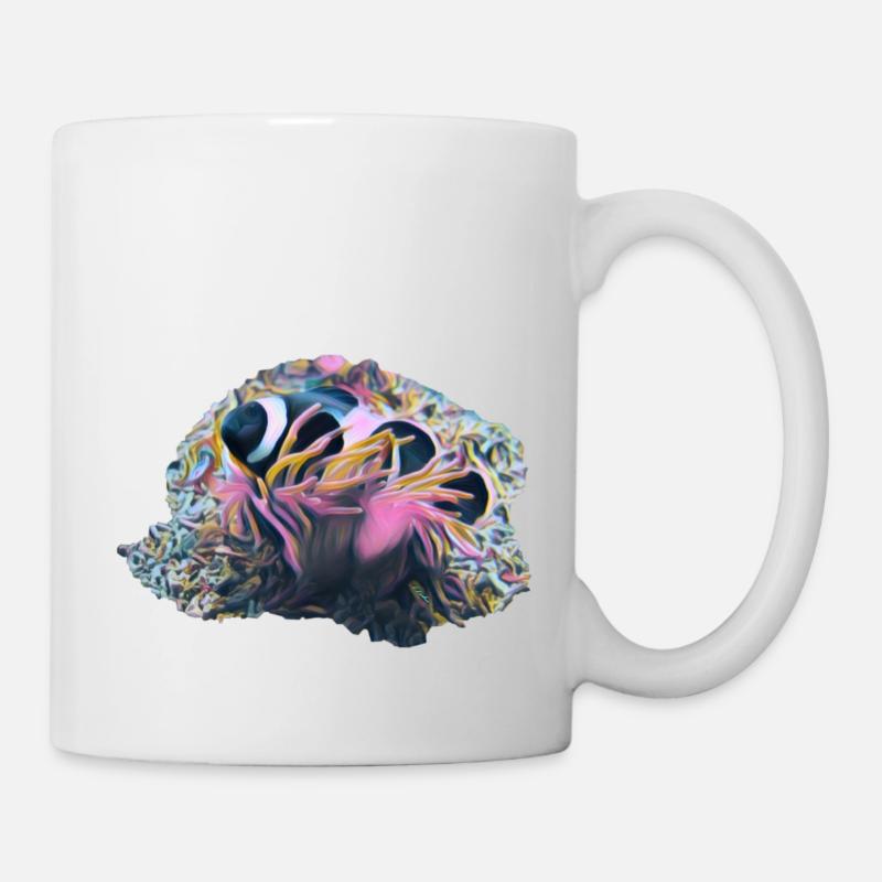 Poisson clown - Mug blanc - blanc
