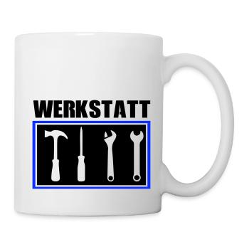 werkzeug werkstatt - Tasse - Weiß - Rechts